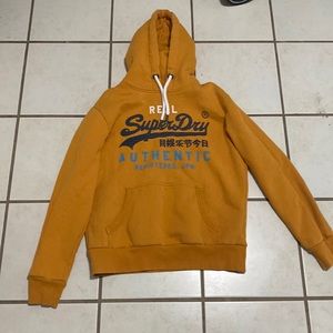 Super dry orange hoodie
